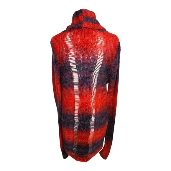 Fox‎ Racing Women's Glimmer Cardigan Sweater Red Size Small Open Front - Picture 3 of 6